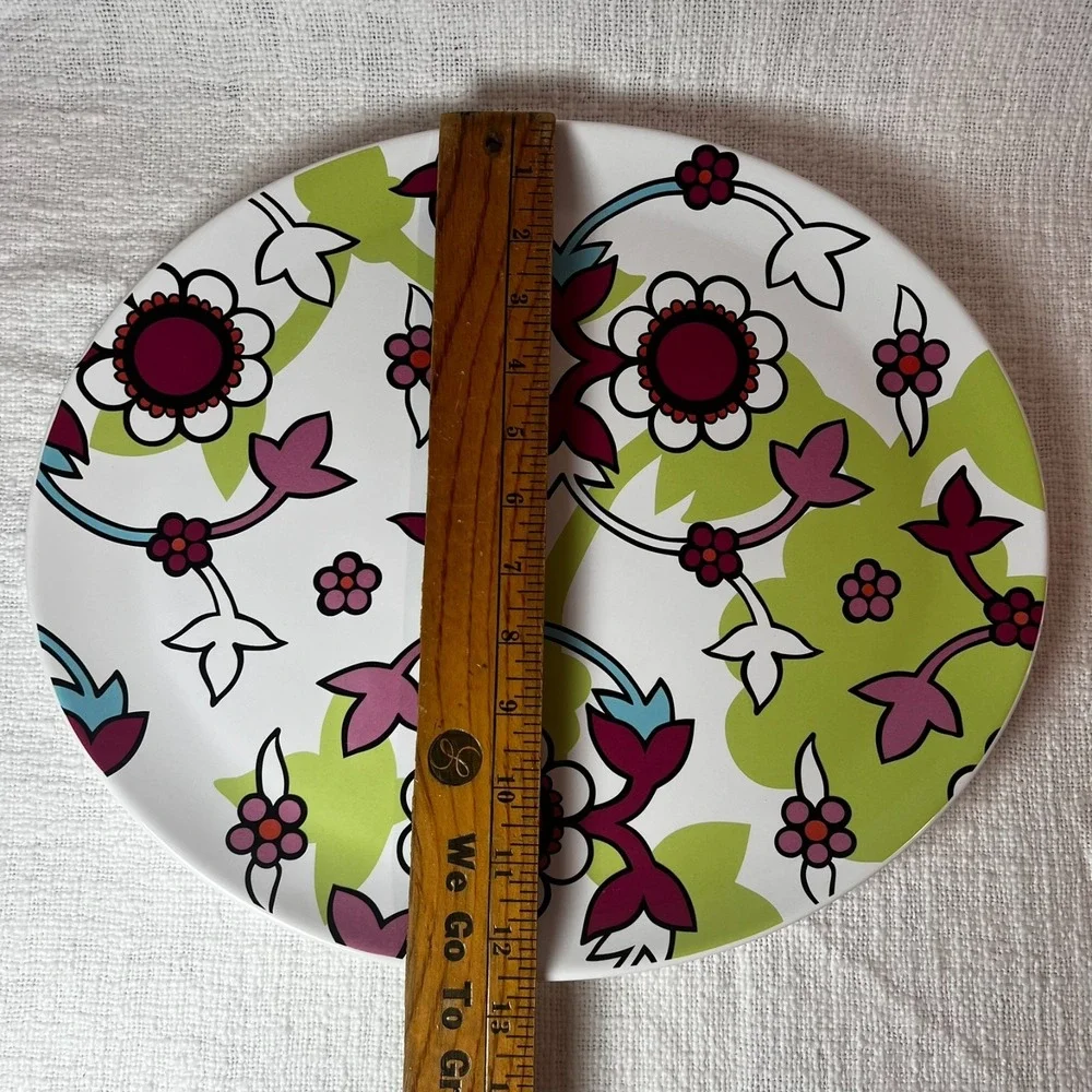 Vintage‎ Ikea Midsommar Floral Ceramic Plate Serving Platter Mid-Century Rare